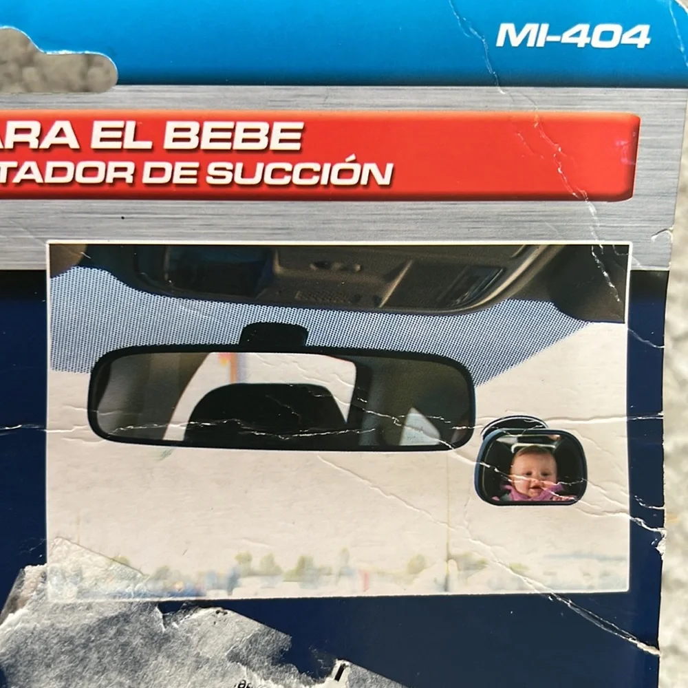 New Pilot Clip - On Baby Mirror with Suction Adapter
